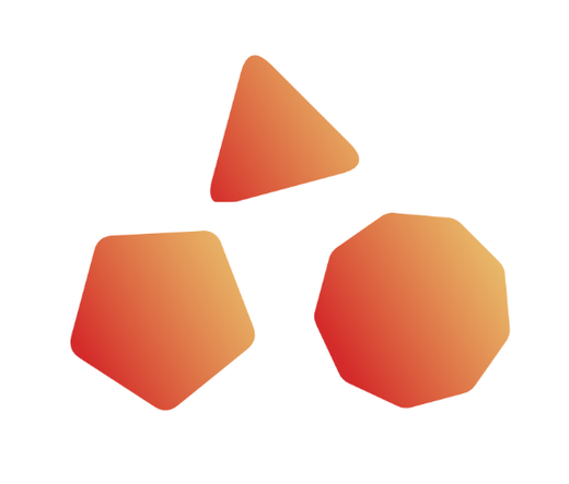 Different polygon shapes with rounded corners