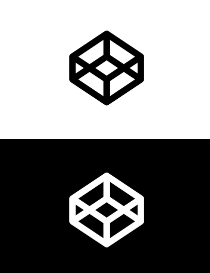 The codepen logo (both dark and light version)